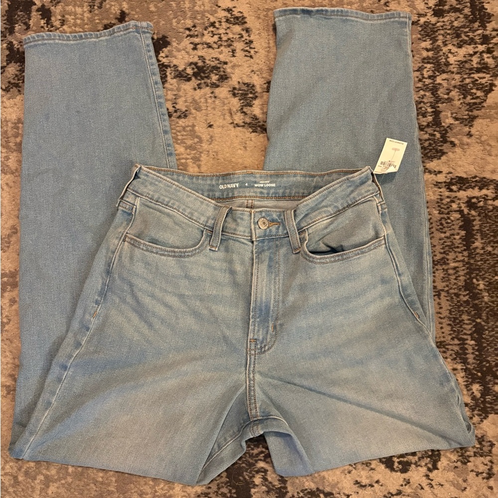 Old Navy Light Wash Straight Leg Jeans